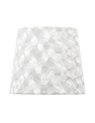 Pantalla Fatima E27 40dx20dx28htejido Blanco Nacar