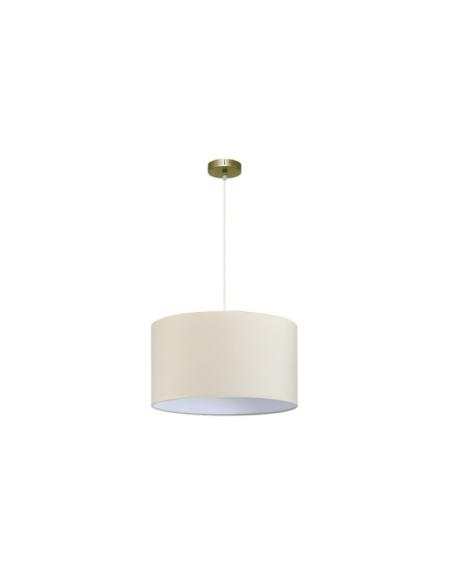 Colgante Dori 1xe27 Cuero/beis Regx45x45 Cm