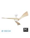 Ventilador Dc Janubi 22w Bla/haya 3asp.132d Reg.in 2350lm 3000-4000-6000k Remot+temp+mem 24