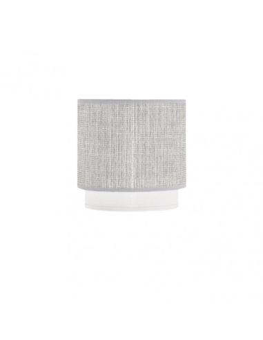 Pantalla Lampara Kenya e14 Gris/blanca 14Dx12dx14h