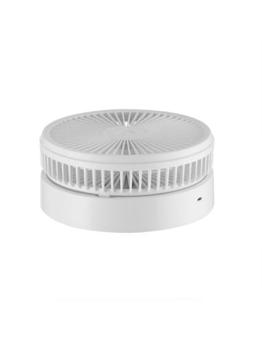 Ventilador DC Portatil Galan Blanco 10w 3vel Bateria Regx20x20cm Plegable+remoto+temporizador