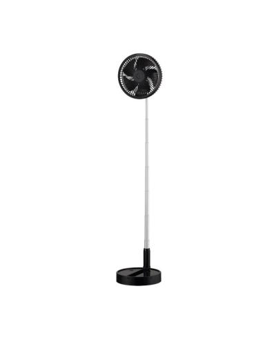 Ventilador DC Portatil Galan Negro 10w 3vel Bateria Regx20x20cm Plegable+remoto+temporizador