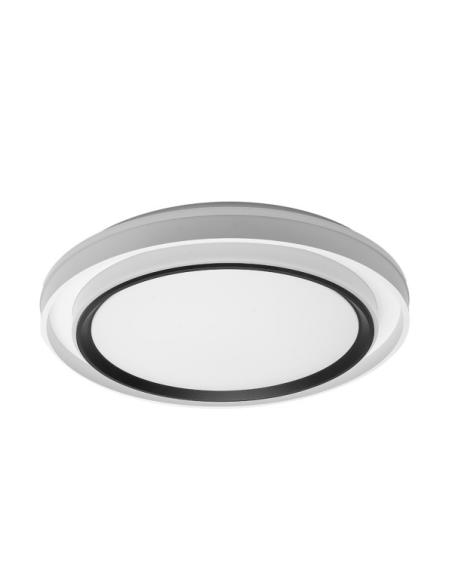 Plafon Meyer 60w 3000-4200-6500k Blanco/negro 5,5x50x50cm 5400lm C/remoto