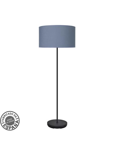 Pie Salon Moda 1xe27 Negro/azul 163x40x40cm