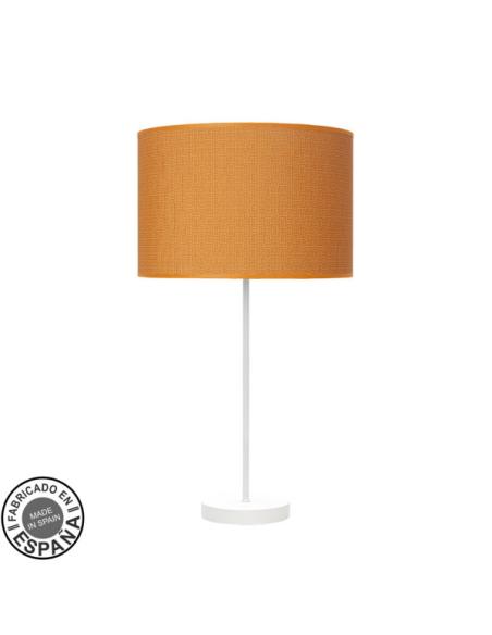 Sobremesa Alto Moda 1xe27 Blanco/naranja 63x30x30c