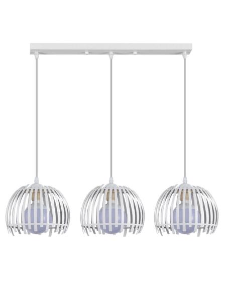 Regleta Latina Blanca 3xe27 Regx74x20cm