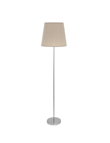 Pie Salon Maldivas 1xe27 Niquel/piedra 175x40x40 Cm