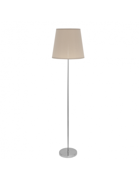 Pie Salon Maldivas 1xe27 Niquel/piedra 175x40x40 Cm