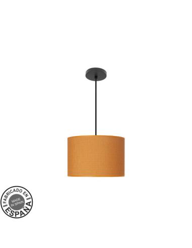 Colgante Moda 1xe27 Negro/naranja Regx30x30 Cm