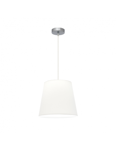 Colgante Maldivas 1xe27 Cromo/blanco Regx35x35 Cm