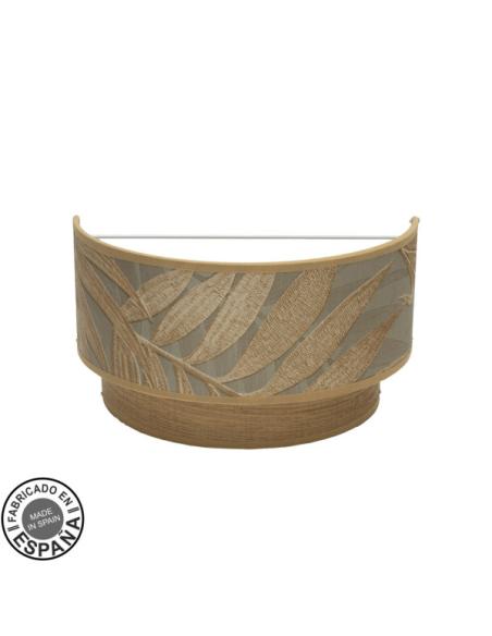 Aplique Samoa 1xe27 Camel 17x30x15 Cm