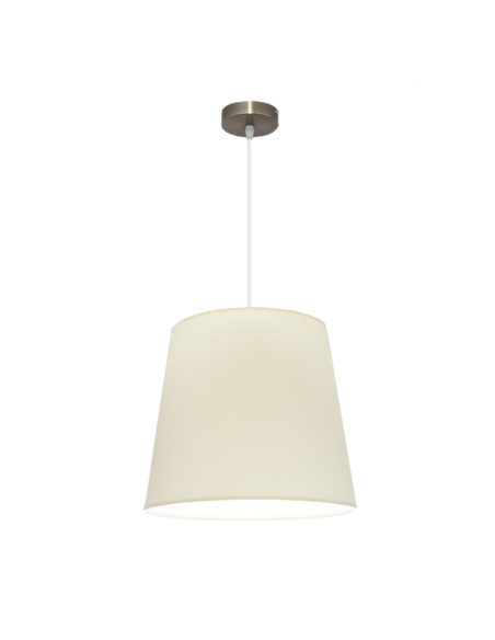 Colgante Maldivas 1xe27 Cuero/beis Regx40x40 Cm