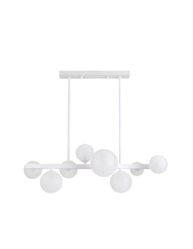 Lampara Lozolla 8xg9 Blanca  Regx75x22,5 cm