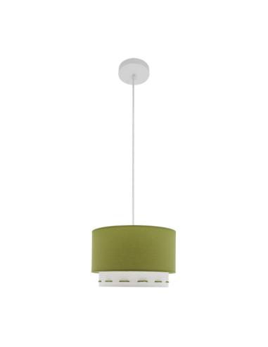 Colgante Trazos 1xe27 Verde 30d