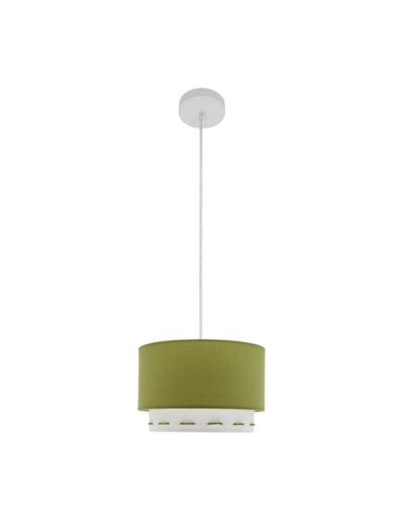 Colgante Trazos 1xe27 Verde 30d