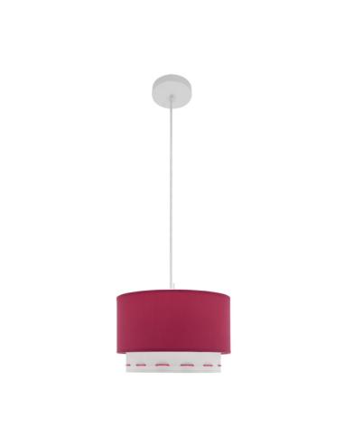 Colgante Trazos 1xe27 Rosa Oscuro 30d