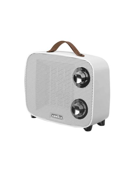 Termoventilador Ceramico Ptc Corcega 1500w Blanco/cromo 2potencias 3funciones Corte Termico seg.antivuelco 21x23x13,6 Cm
