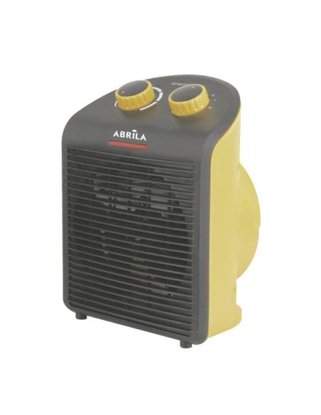Termoventilador Electrico Croacia 2000w Amarillo/negro 2potencias 3funciones Termost.seg.antivuelco 26x20x14cm