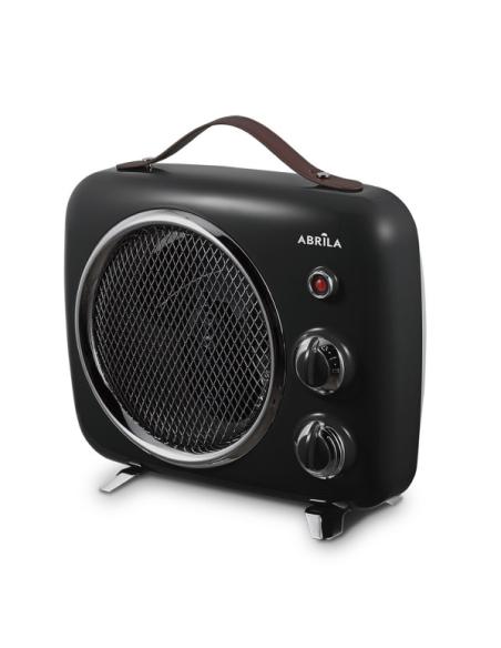 Termoventilador Elect.taranto 2000w Negro/gris Termost Reg. 2potencias 3funciones Sist.seg. 27,2x31,5x13,5cm