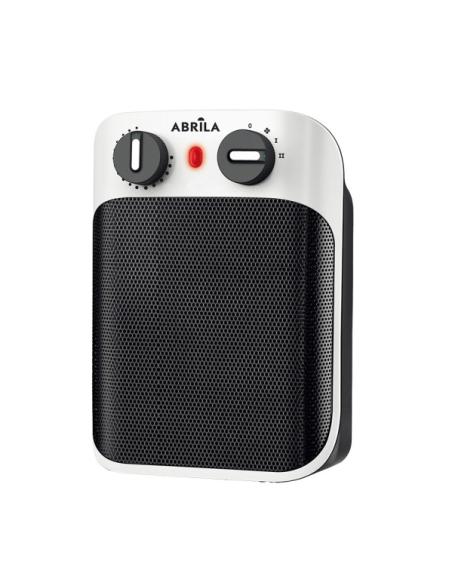 Termoventilador Ceramico Libia 1800w Blanco/negro 2potencias 3funciones Antivu.segur.luz Ind.26,5x19,5x13,2 Cm