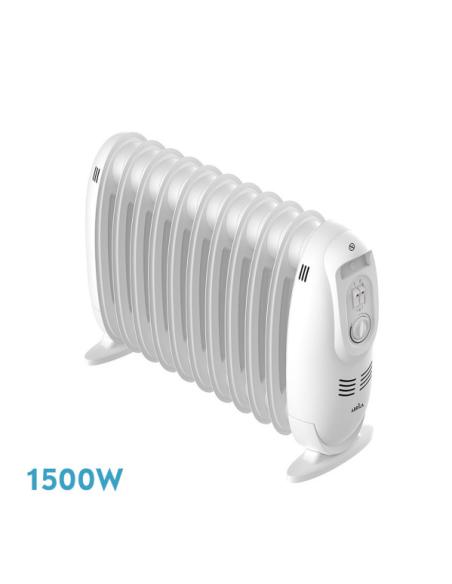 Radiador Aceite Irlanda 1500w Blanco 3potencias Termostato Reg. 11elementos Protec.segurid.asa 38,2x51x18cm