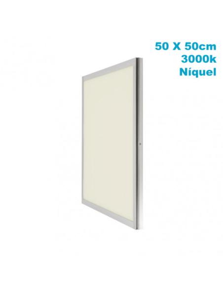 Panel Superf. 48w 3000k Niquel Satinad 50x50x2,3 3840lm Tolstoi