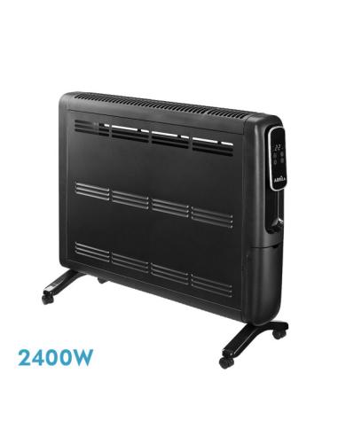 Emisor Termico Alum. Alpino 2400w Negro 2pot Displ Ay C/remot.antiv.temp.reg.61,8x67,5x25,5