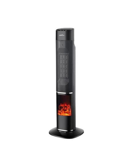 Termoventilador Vert.ceramico Melodia 2000w Negro C/remoto 2potencias3funciones Term.oscilante,antivuelco 78,3x24,6x24,5