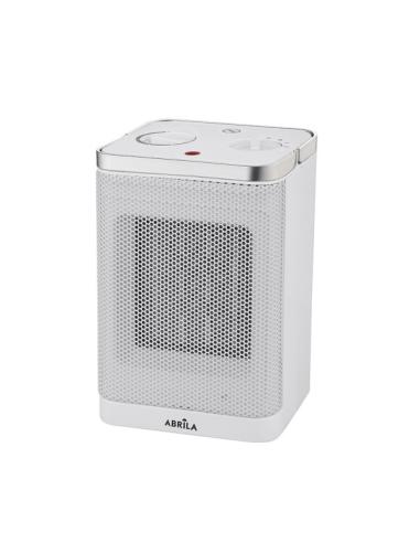 Termoventilador Ceramico Bribon 1500w Blanco 2potencias 3funciones Termost.reg. Antivuelco Asa 22,3x15x12,4cm