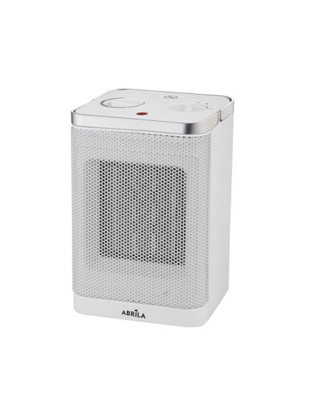 Termoventilador Ceramico Bribon 1500w Blanco 2potencias 3funciones Termost.reg. Antivuelco Asa 22,3x15x12,4cm