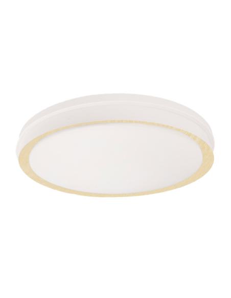 Plafon Anuar 60w 3000-4200-6500k Blanco/haya  7,5x50x50cm 5400lm C/remoto Y Memoria