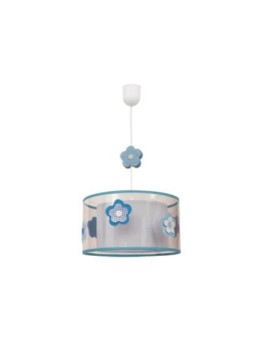 Colgante Infantil Flor Celeste 1xe27 (regx30)