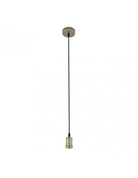 Arm.colgante Puja 1xe27 Cuero Regx10x10 Cm