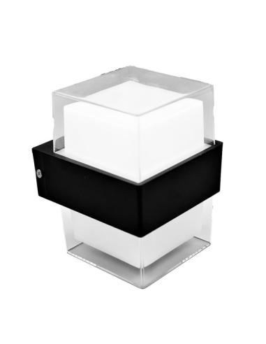 Aplique Exterior 8w 3000k Tucan Negro Ip44 500lm 13,3x9,5x10,5 Cm