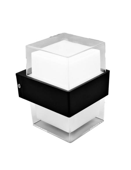 Aplique Exterior 8w 3000k Tucan Negro Ip44 500lm 13,3x9,5x10,5 Cm