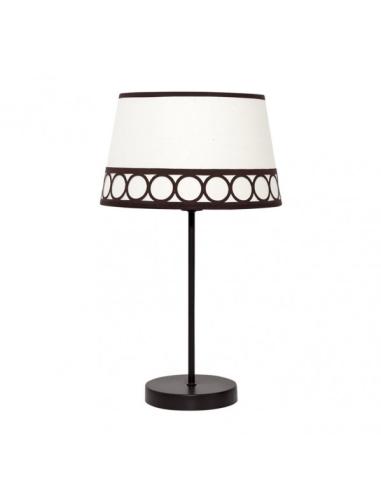Sobremesa Dalia 1xe14 Beis/marrón 44x25x25 Cm