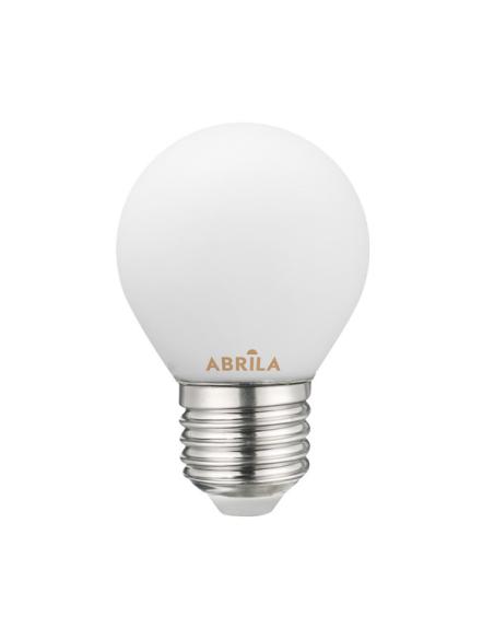 Bombilla Esferica Filam.opal 6w 4000k Abrila E27  540lm 7,2x4,5x4,5cm