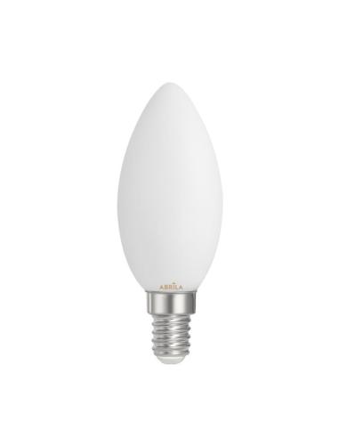 Bombilla Vela Filam.opal 4w 4000k Abrila E14  360lm 9,7x3,5x3,5cm