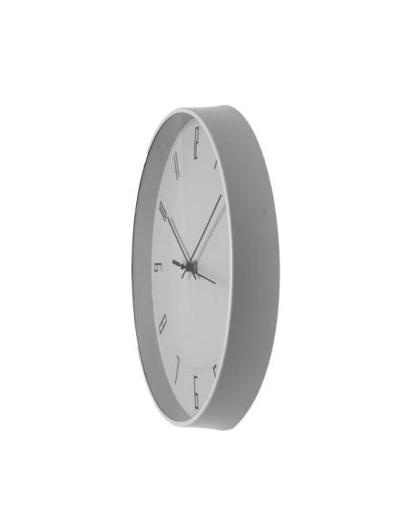 Reloj De Pared Lemur Gris 30d Mov.continuo