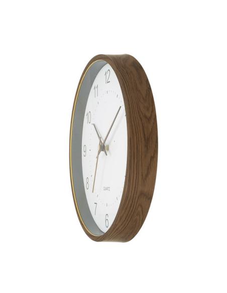 Reloj De Pared Monquey Mad.osc/blan 35d Mov.cont