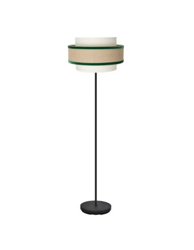 Pie Salon Cornalina 1xe27 Beis/verde 166x40x40cm