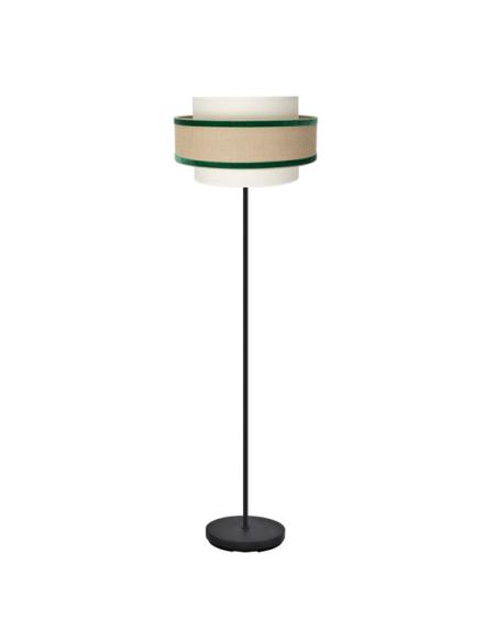Pie Salon Cornalina 1xe27 Beis/verde 166x40x40cm
