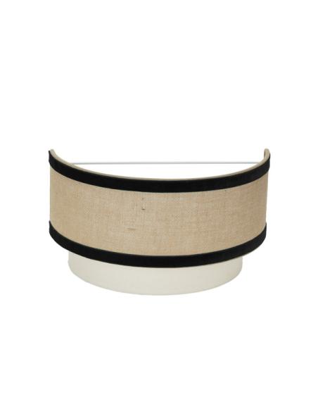 Aplique Cornalina 1xe27 Beis/negro 30d