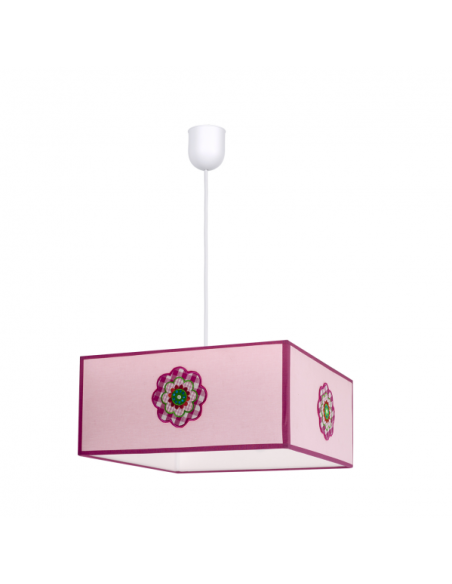 Colgante Petalo 1xe27 Rosa Regx35x35
