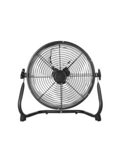 Ventilador Industrial Midas 60w Negro/cromo 41,5d 3 Velocidades,orientable 45x47x19 Cm