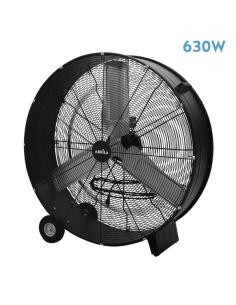 Ventilador Industrial Maximum 630w Negro 97,6d 2 Velocid.3asp.alum.ruedas 100x97,6x42cm