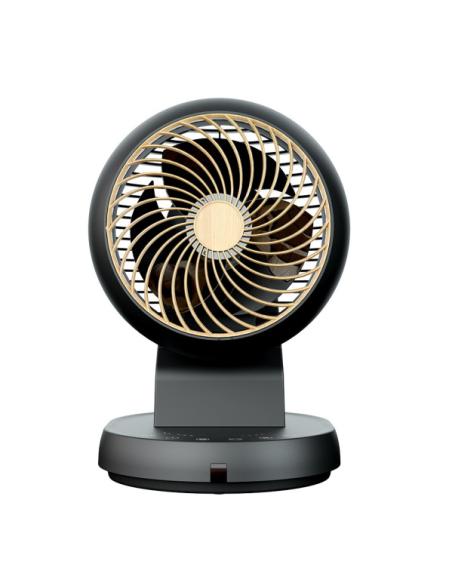 Ventilador Sobremesa Urbel Negro/haya 30w 4velocidades 31,5x 21x24cm Oscilacion 3d Remoto,temporizador