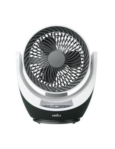 Ventilador Sobremesa Navia Negro/blanco 40w 4velocidades Orientable Rotatorio,remoto,temporizador Y Display
