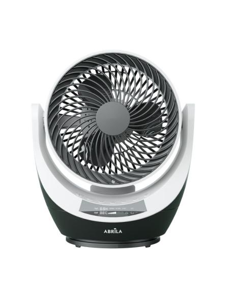 Ventilador Sobremesa Navia Negro/blanco 40w 4velocidades Orientable Rotatorio,remoto,temporizador Y Display