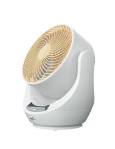 Ventilador Sobremesa Navia Blanco/haya 40w 4velocidades Orient Rotatorio,remoto,temporizadpr Y Display 34x28,7x23,5cm